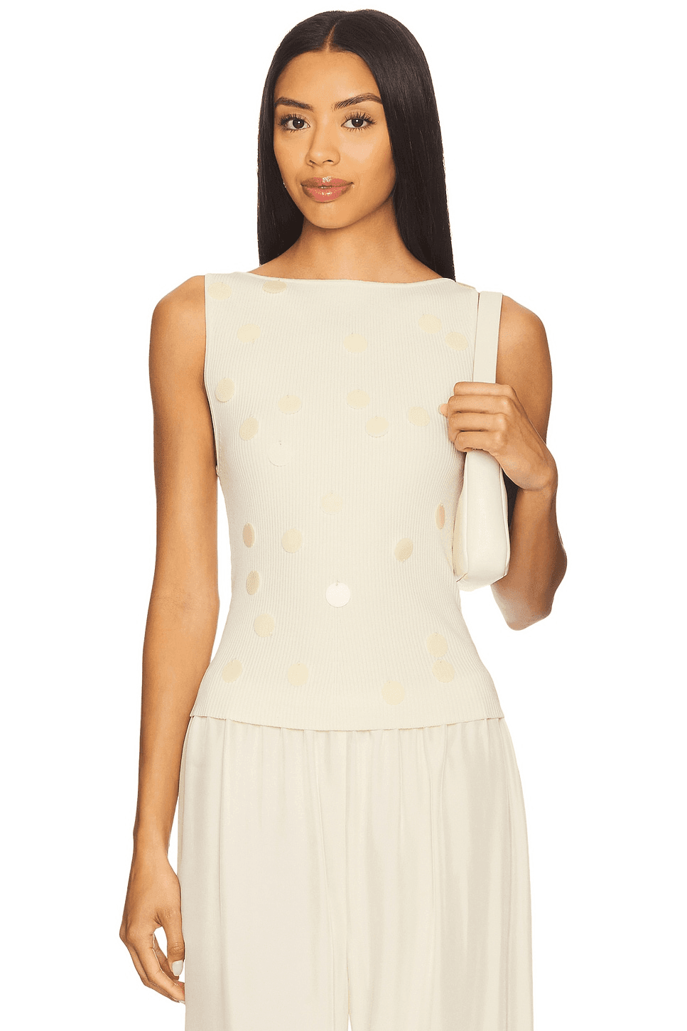 by Marianna Juliene Matte Paillette Top - Image 1