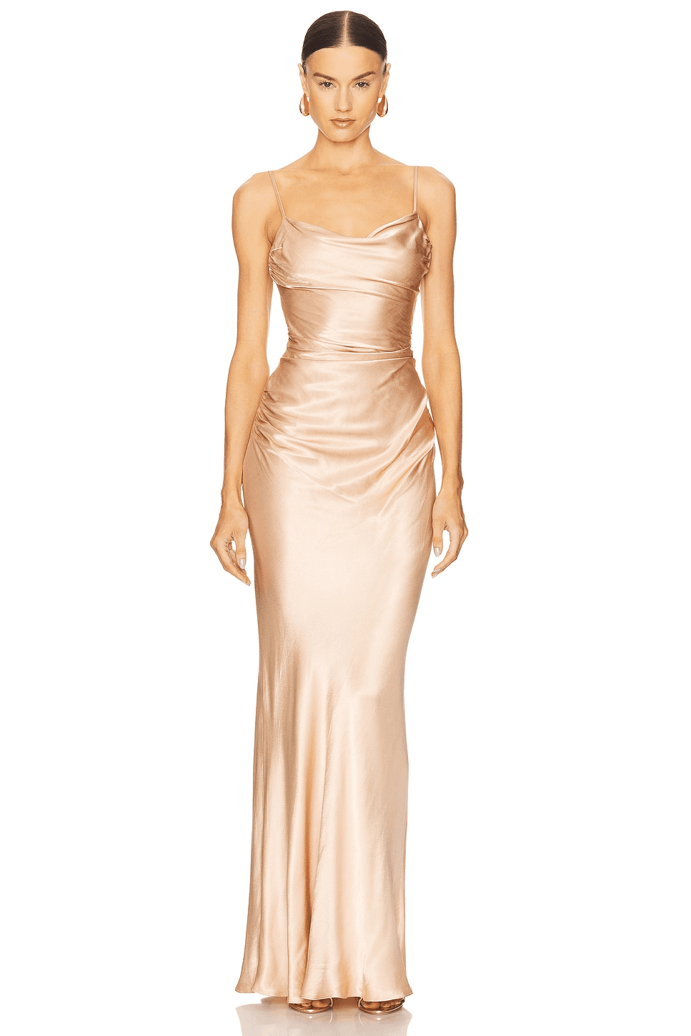 La Lune Lace Back Maxi Dress - Image 1