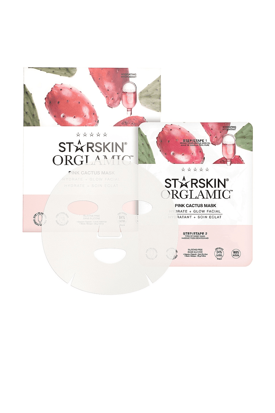 Pink Cactus Sheet Mask - Image 1