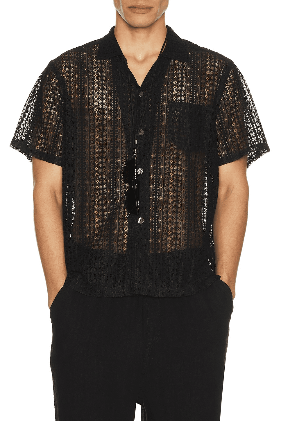 Gonzo Lace Camp Shirt - Image 1