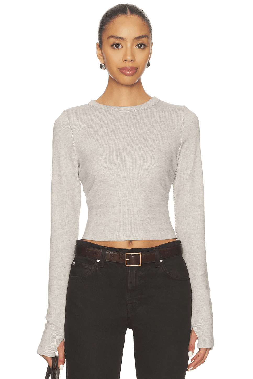 Carryover Fleece Crew Long Sleeve Top - Image 1