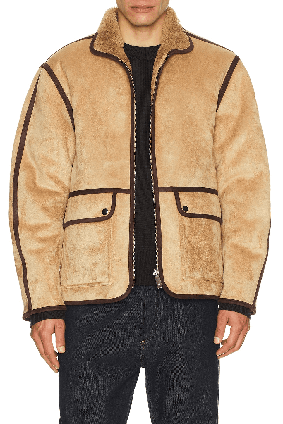 Faux Shearling Jacket - Image 1