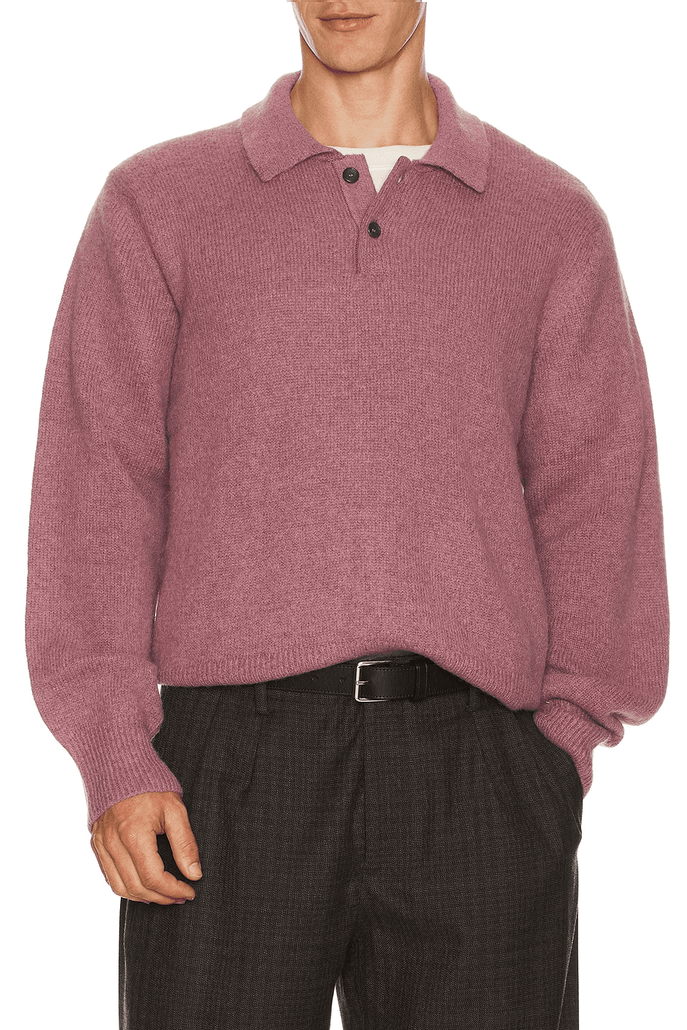 Brushed Alpaca Polo - Image 1