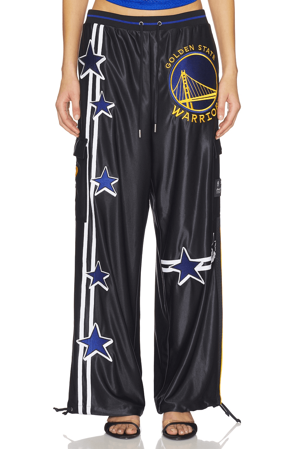 Golden State Warriors Nylon Track Pant - Image 1