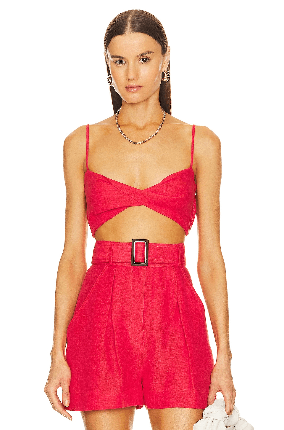Twist Bandeau Crop Top - Image 1