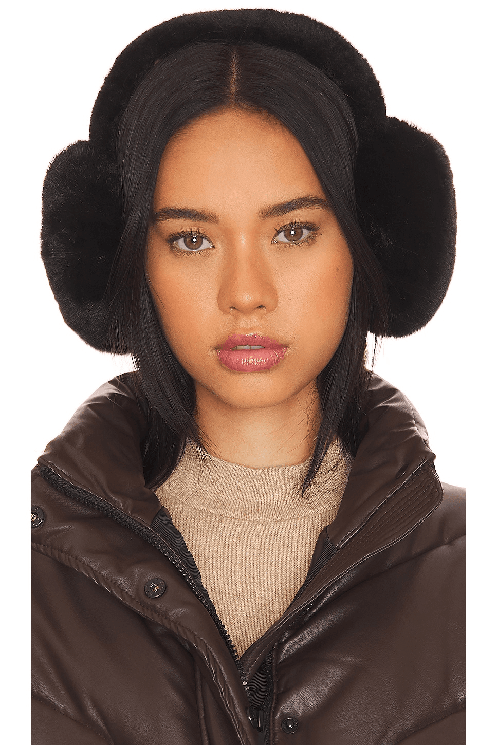 Oversized Faux Fur Earmuff - Image 1