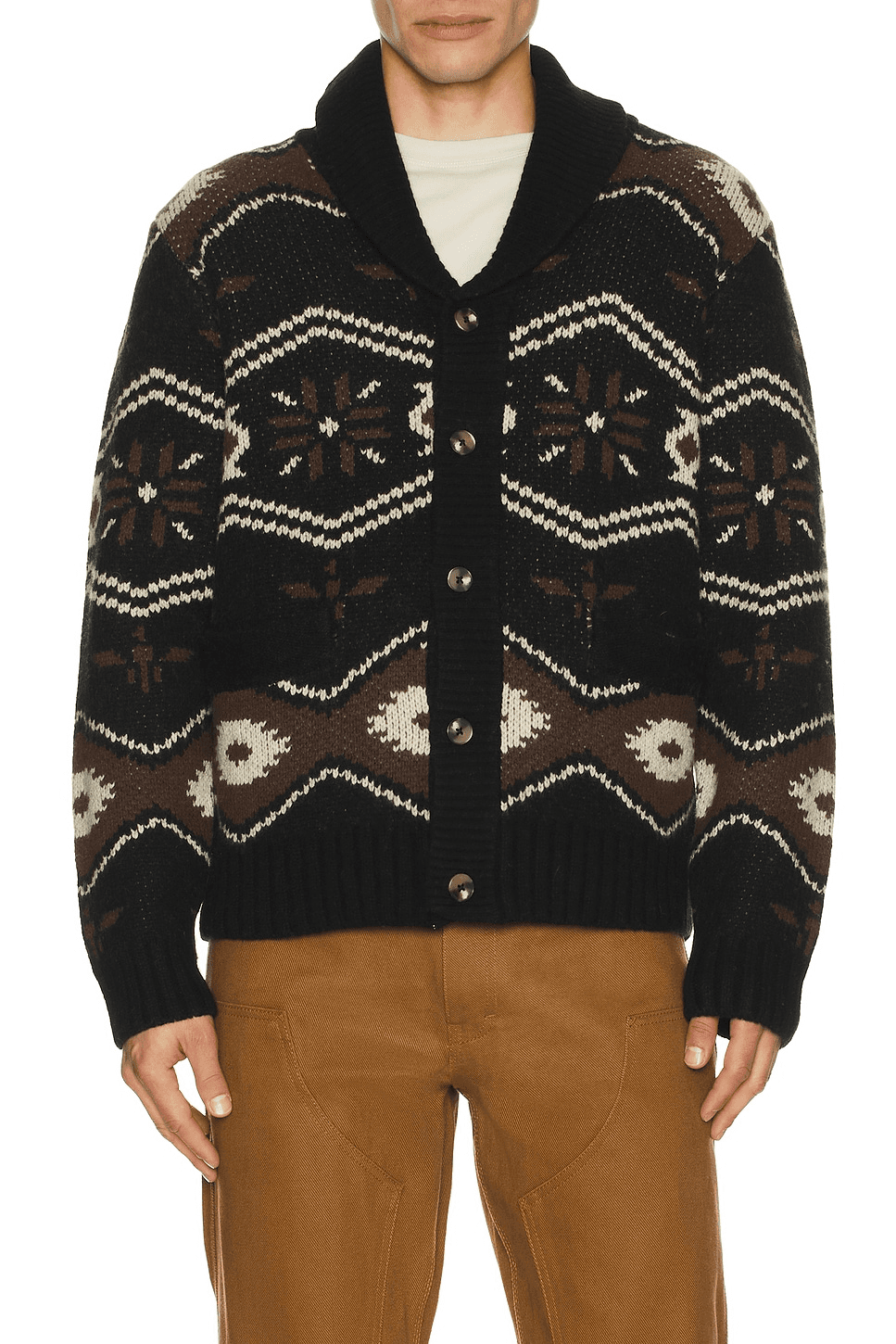 Wincha Shawl Collar Sweater - Image 1