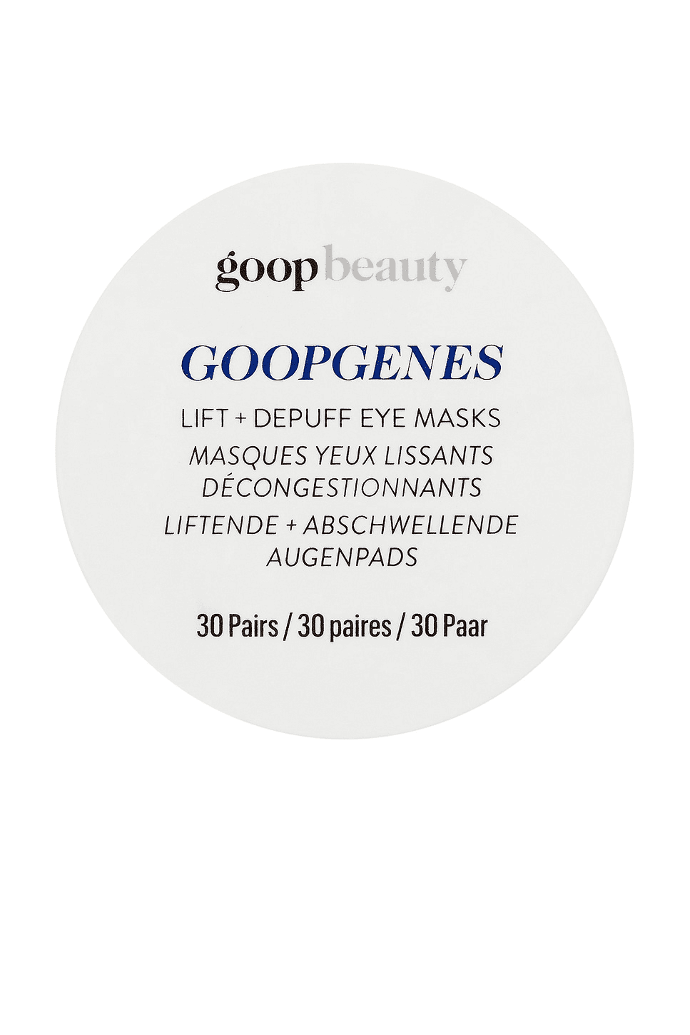 goop beautygenes Lift + Depuff Eye Masks - Image 1