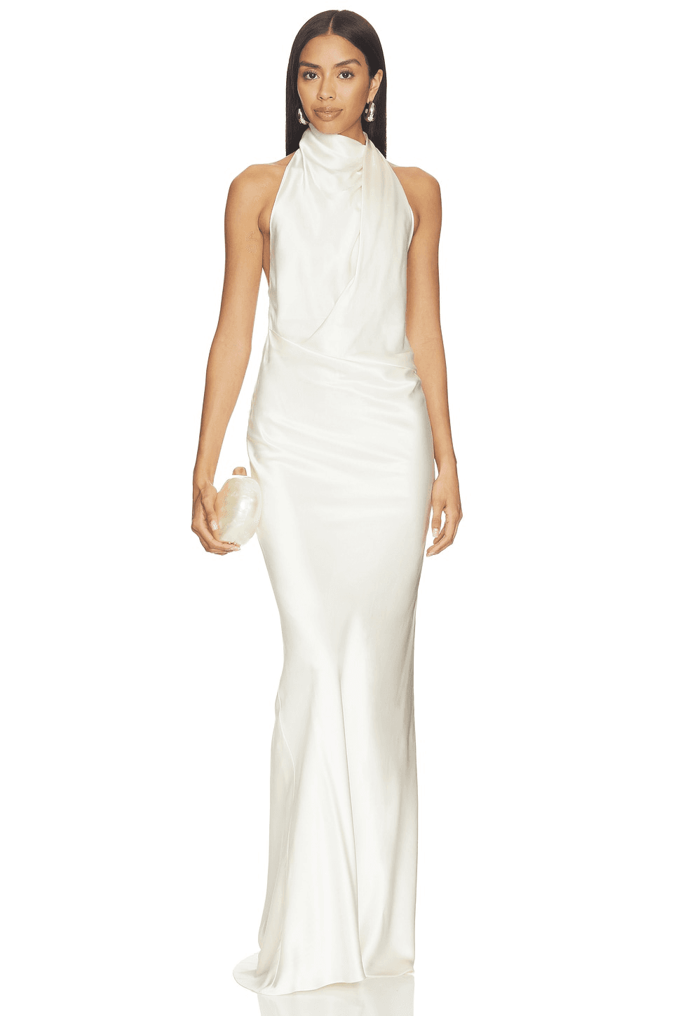 Halter Drape Gown - Image 1