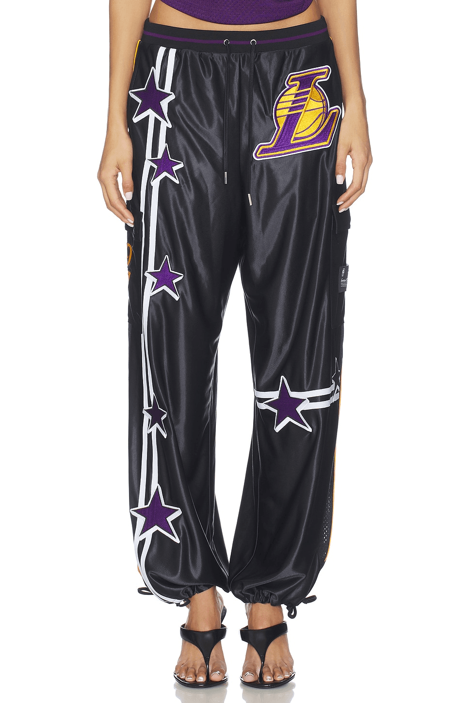 LA Lakers Nylon Track Pant - Image 1