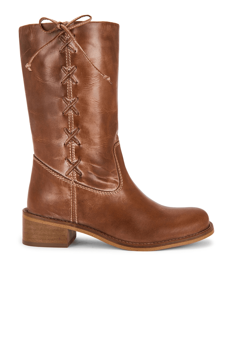 Julia Gaucho Boot With Side Laces - Image 1
