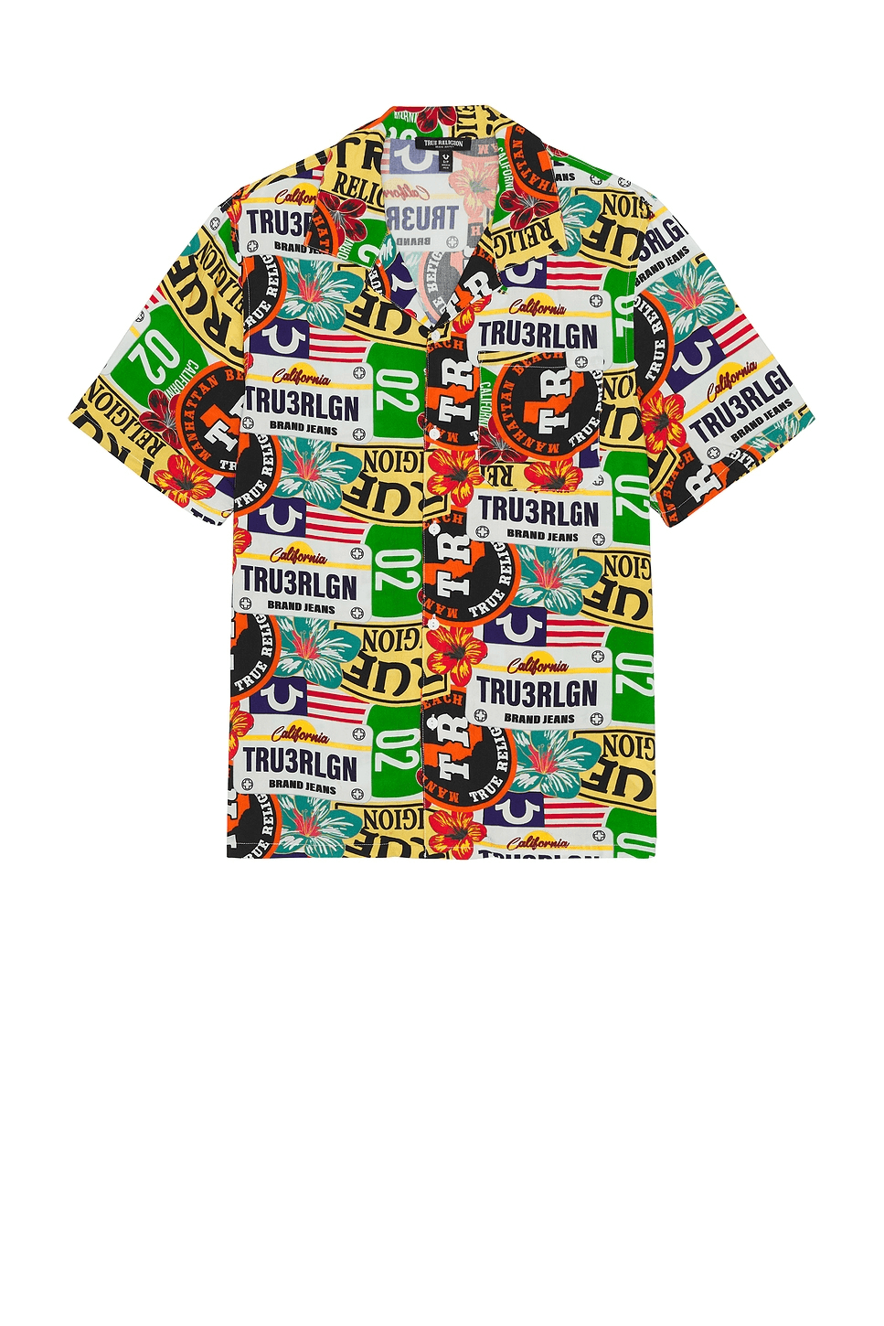 Camp Collar Button Down Shirt - Image 1