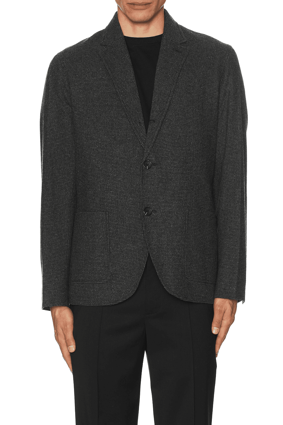 Wool Houndstooth Blazer - Image 1