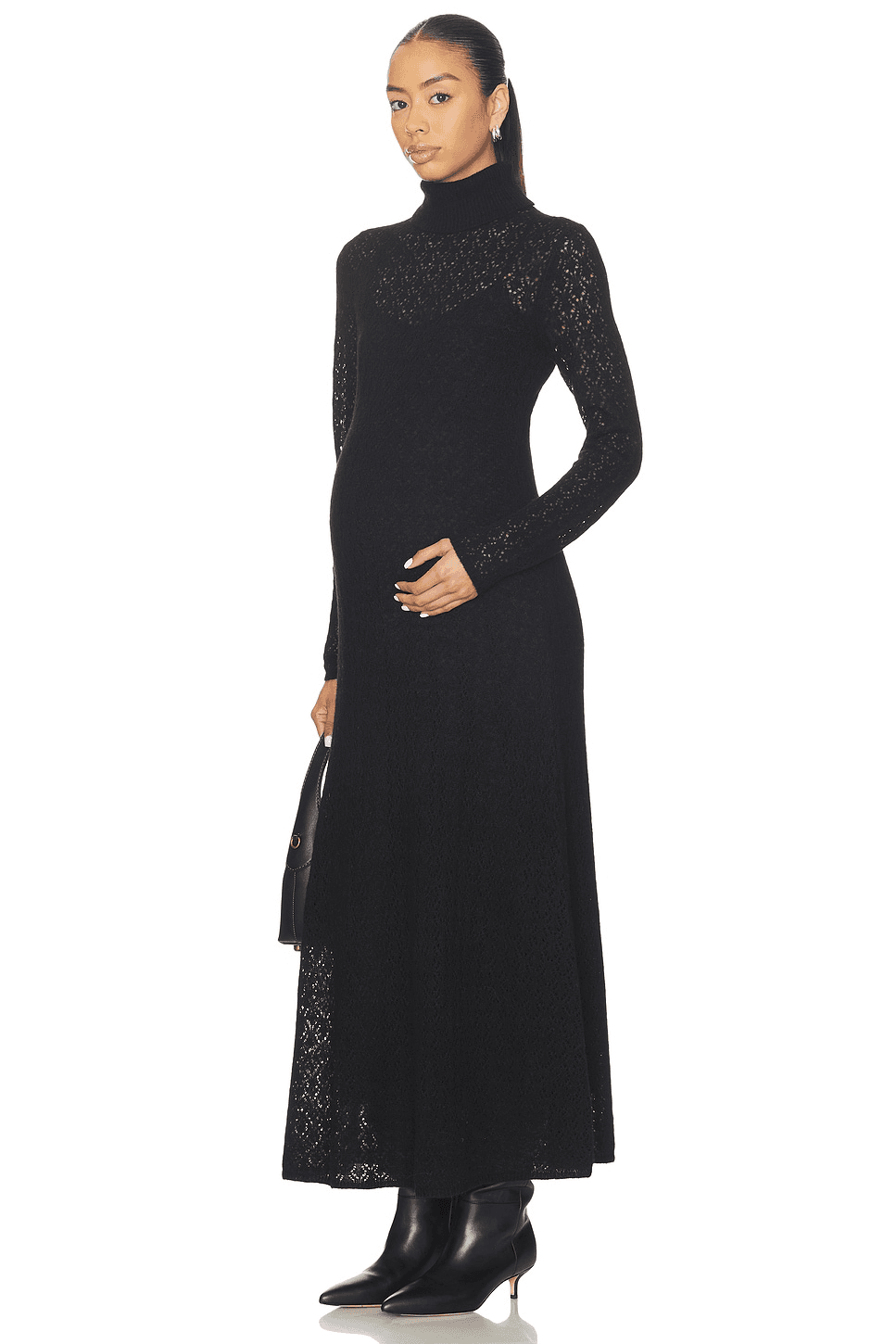 The Luella Knit Pointelle Dress - Image 1