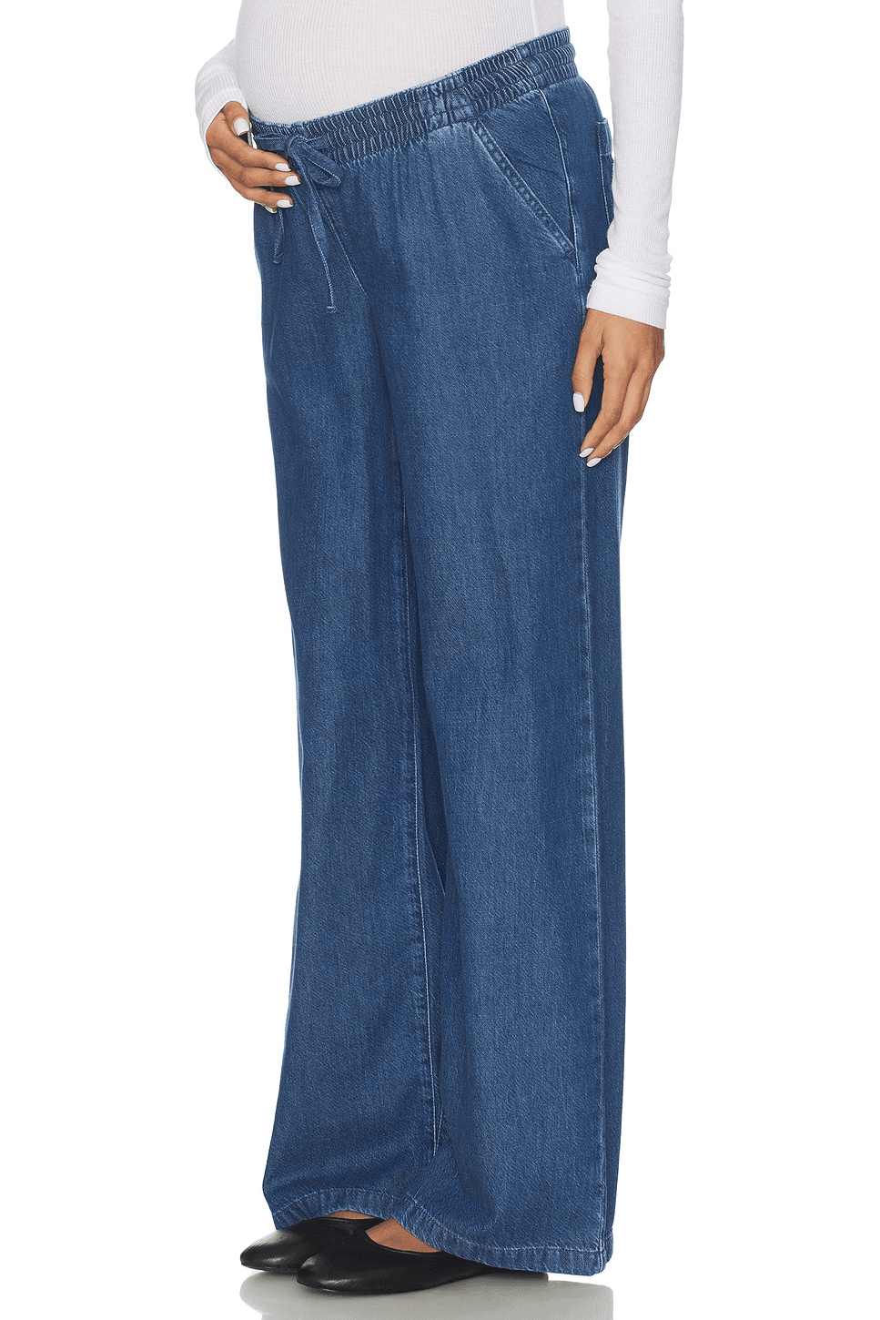 The Denim Drawstring Gavin Pant - Image 1