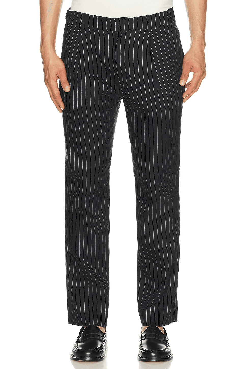 Daisy Stripe Linen Trousers - Image 1