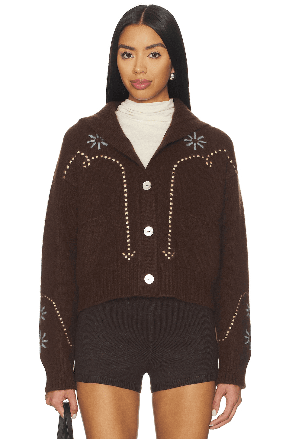 Cashmere Western Cardigan - Image 1