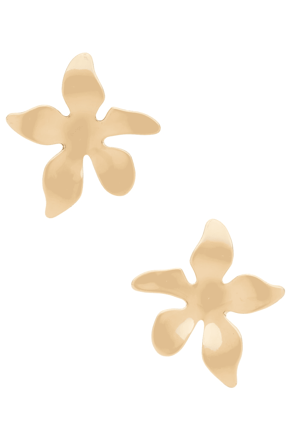 Nalani Gold Flower Earrings - Image 1