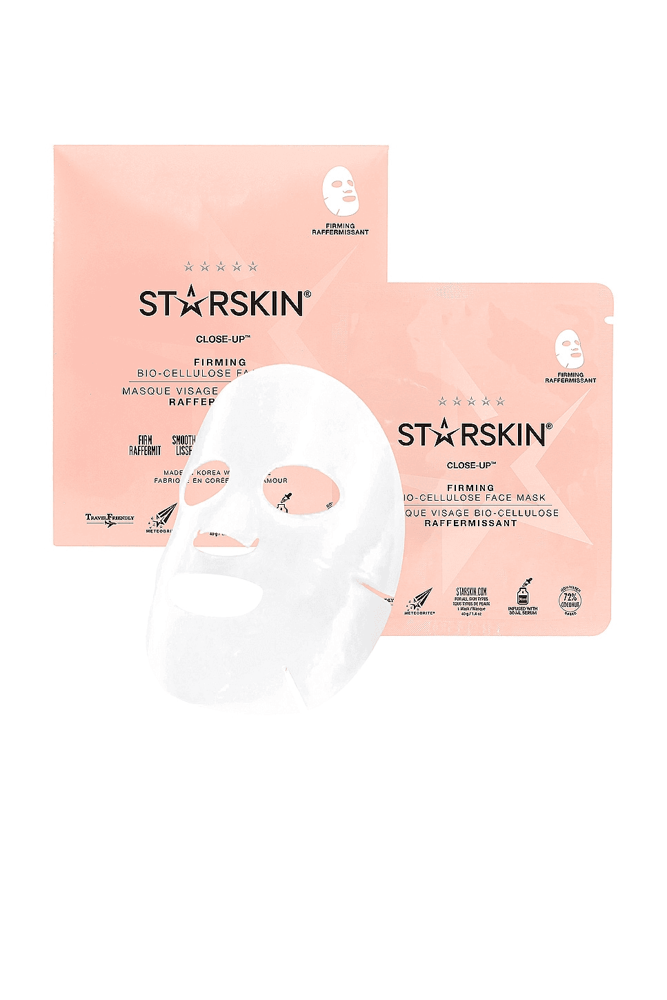 Close-Up Firming Bio-Cellulose Second Skin Face Mask - Image 1