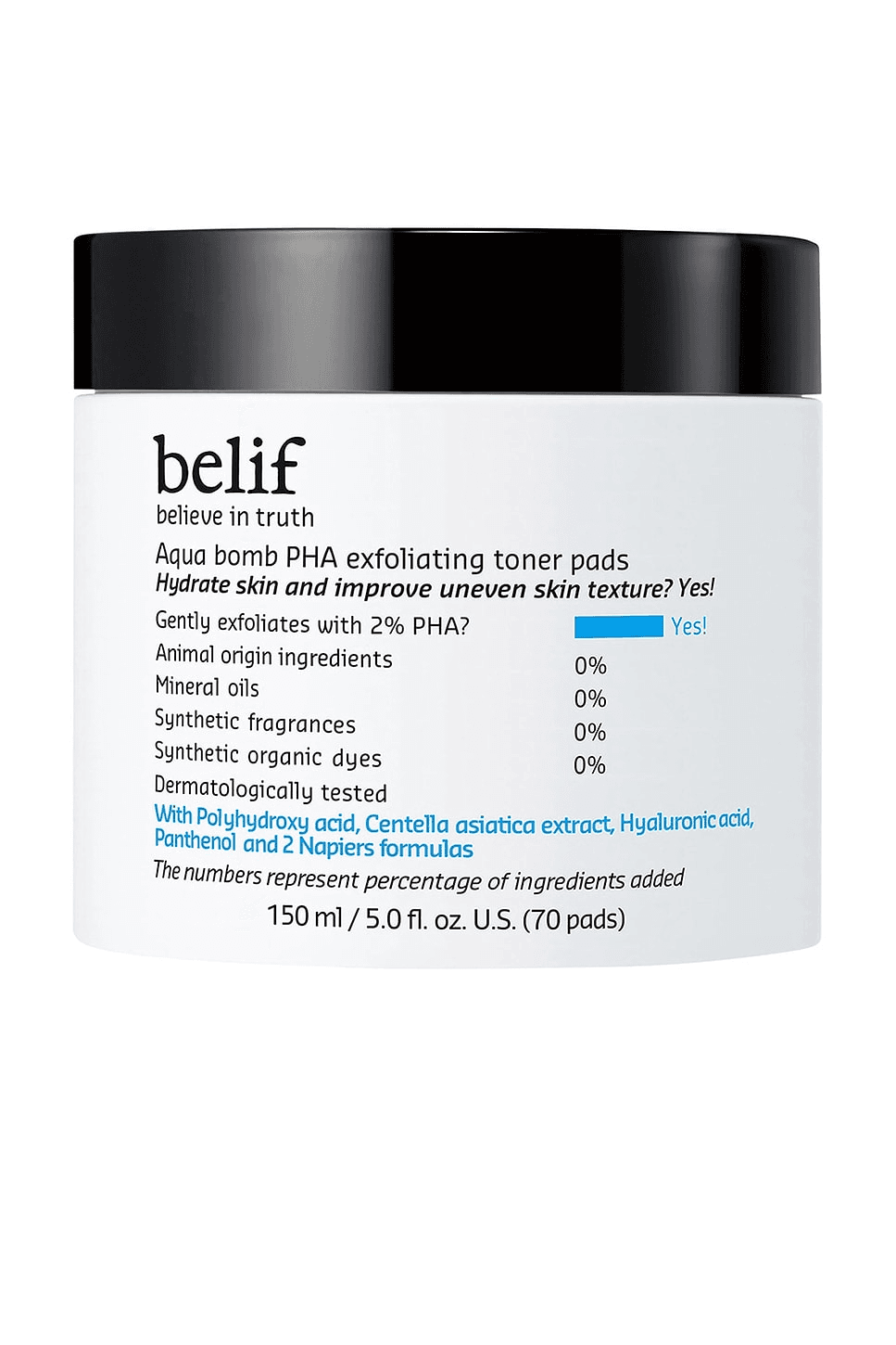 Aqua Bomb Exfoliating Toner Pads - Image 1