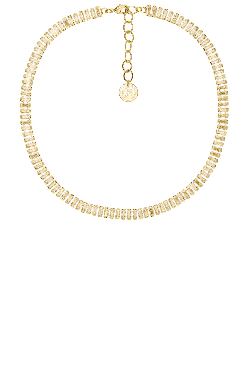 Short Crystal Chain Necklace - Image 1