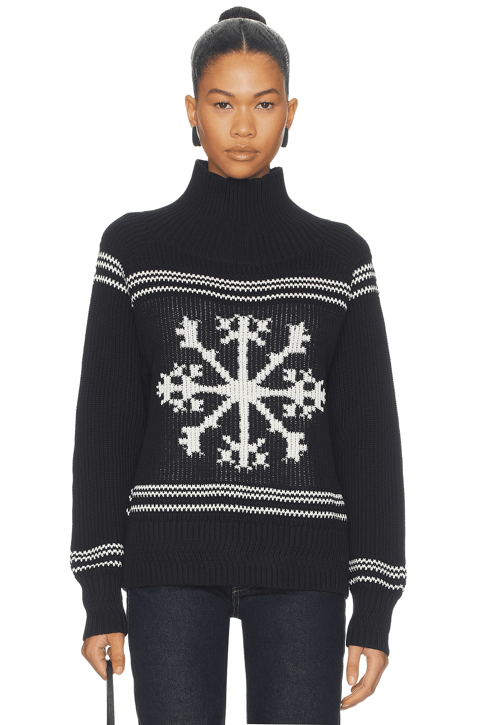 Alora Mock Neck Ski Sweater - Image 1