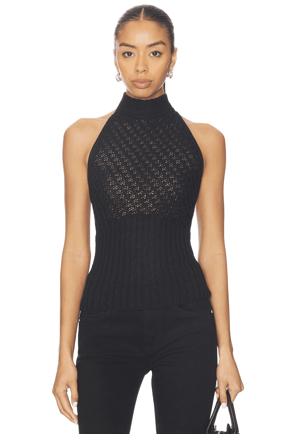 Sylvia Knit Halter Top - Image 1