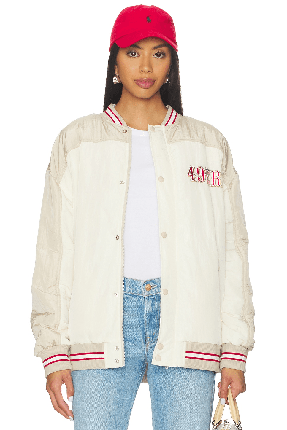 x REVOLVE 49ers Double Yoke Bomber - Image 1