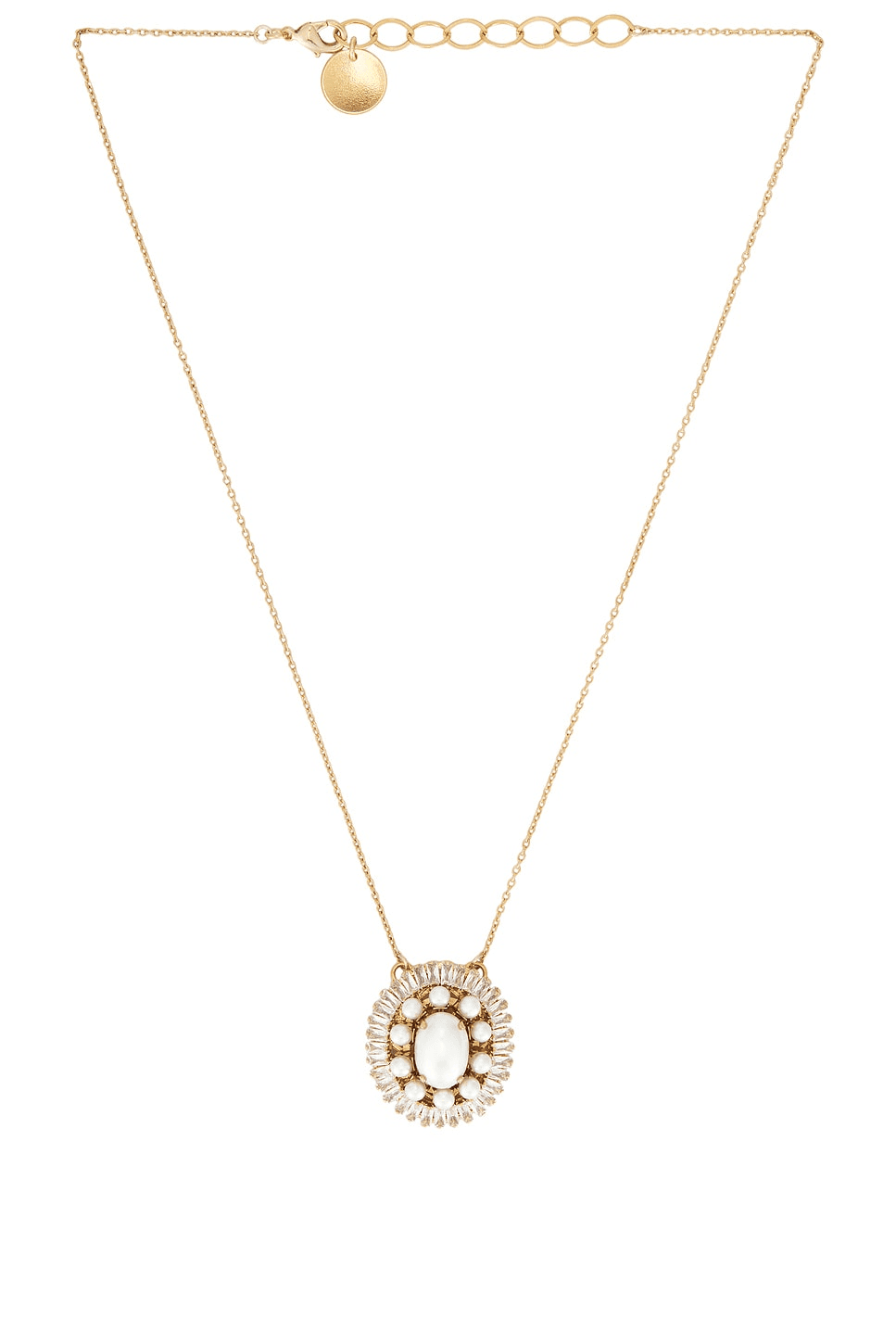 Oval Pendant Necklace - Image 1