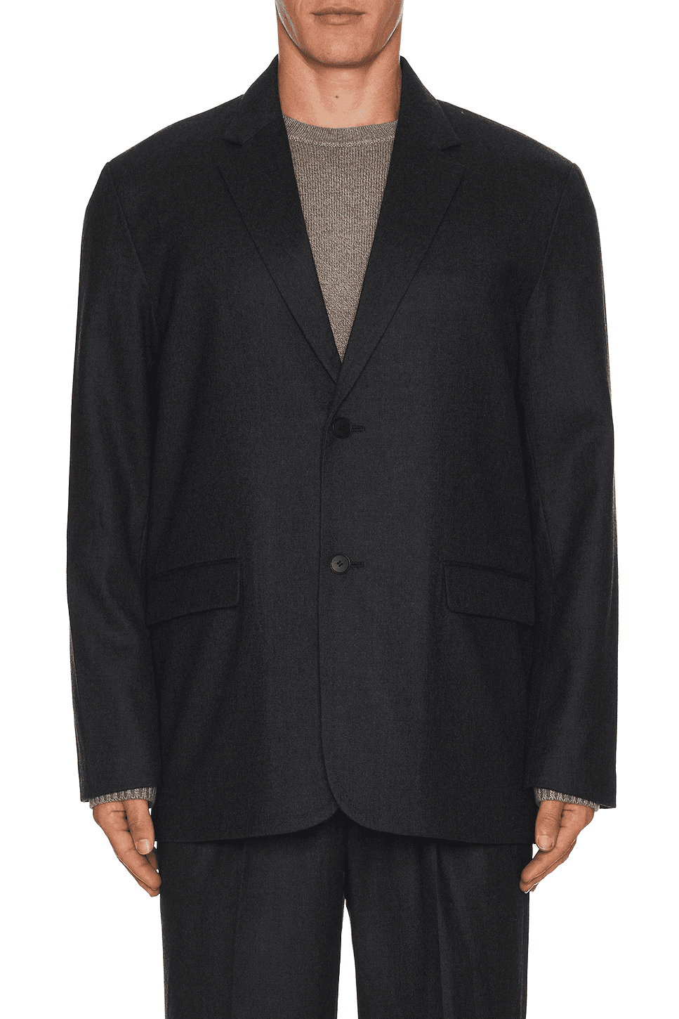 Wool Saxony Tailored Jacket - Image 1