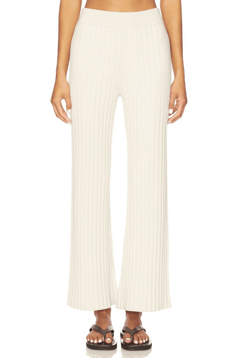 Cozy Cotton Silk Ribbed Pant - Image 1
