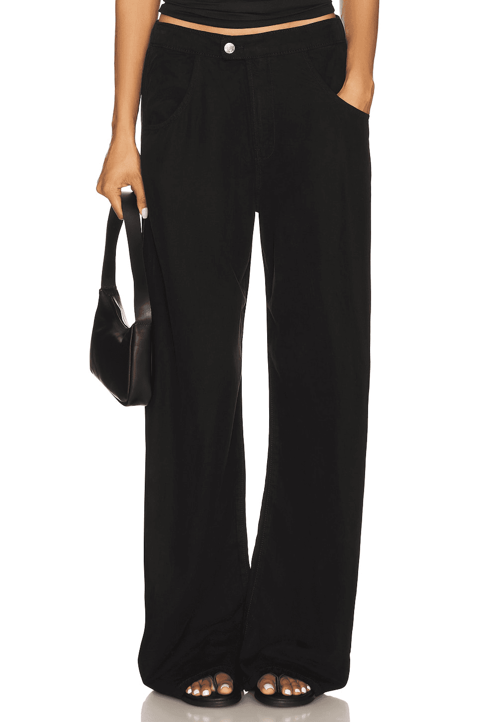 Eddie Bowed Linen Pant - Image 1