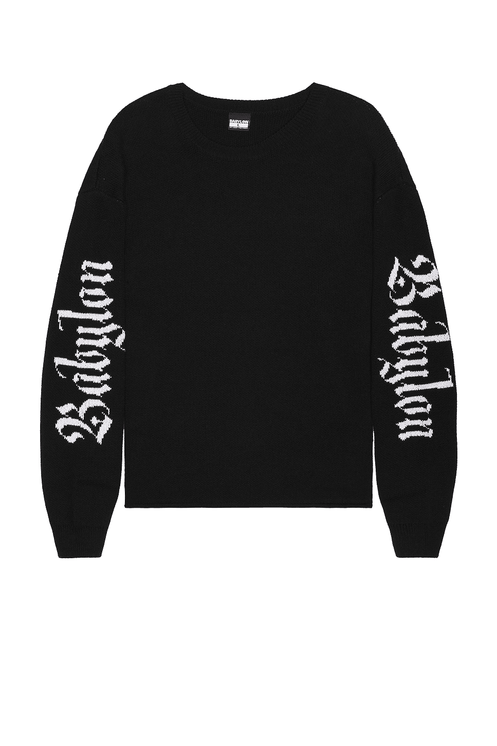 Cropped Knit Sweater - Image 1