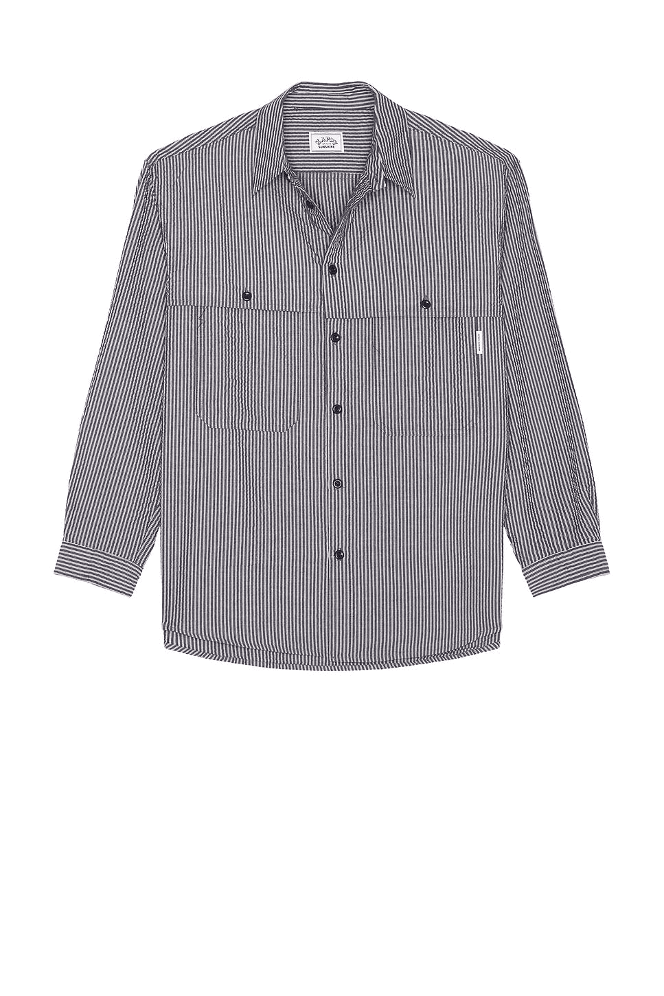 Stripe Pocket Work Shirt - Image 1
