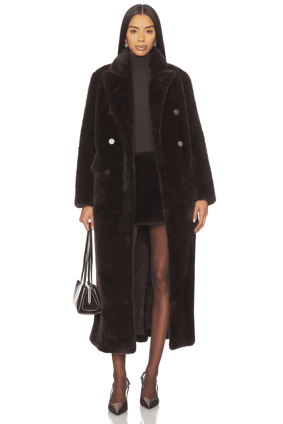 Yvonne Faux Fur Coat - Image 1