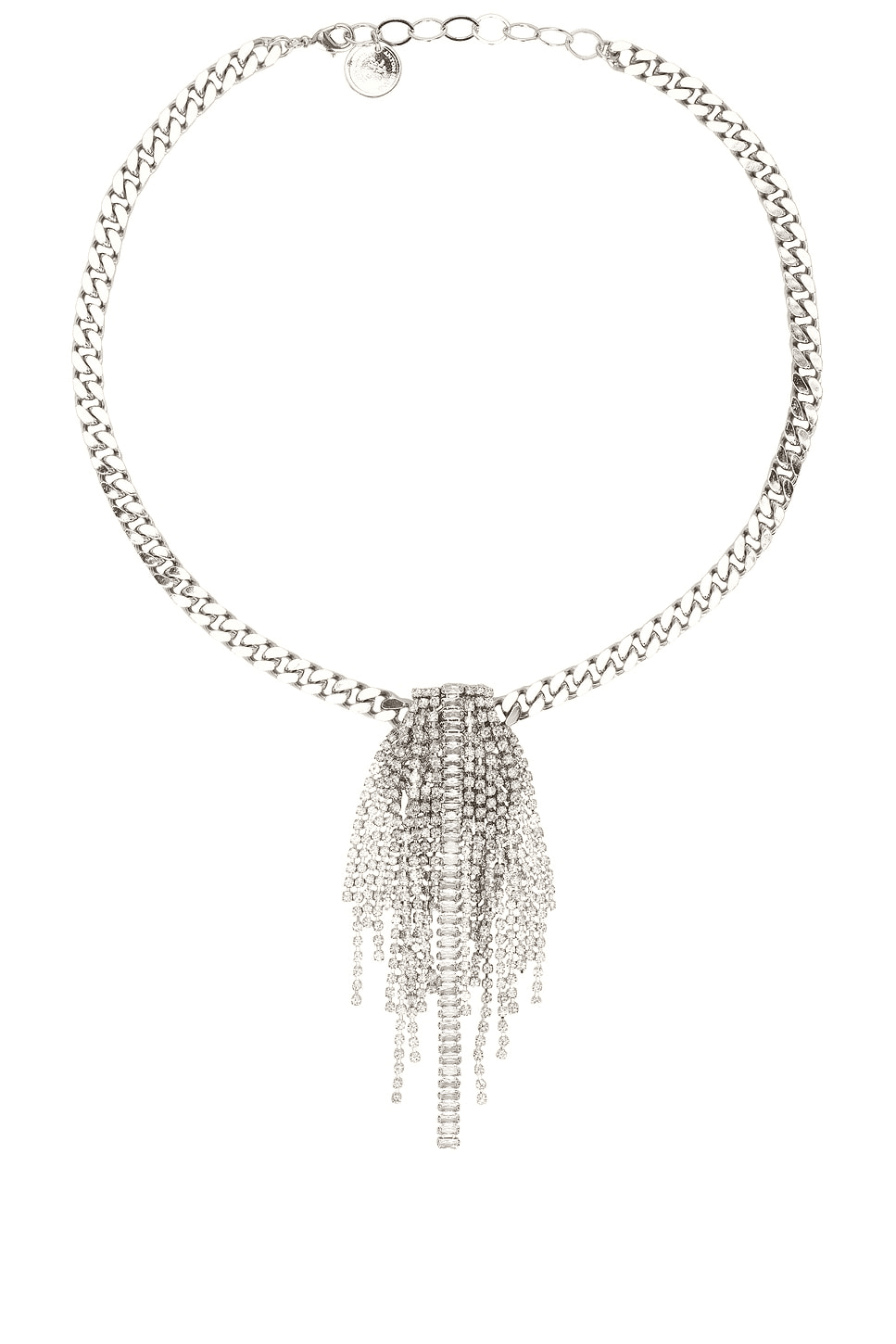 Short Chain With A Chandelier Brooch Necklace - Image 1