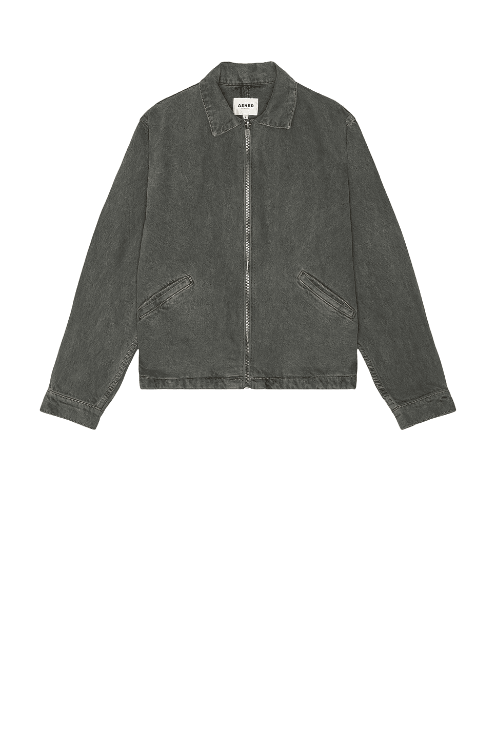 Zed Zip Cotton Twill Jacket - Image 1