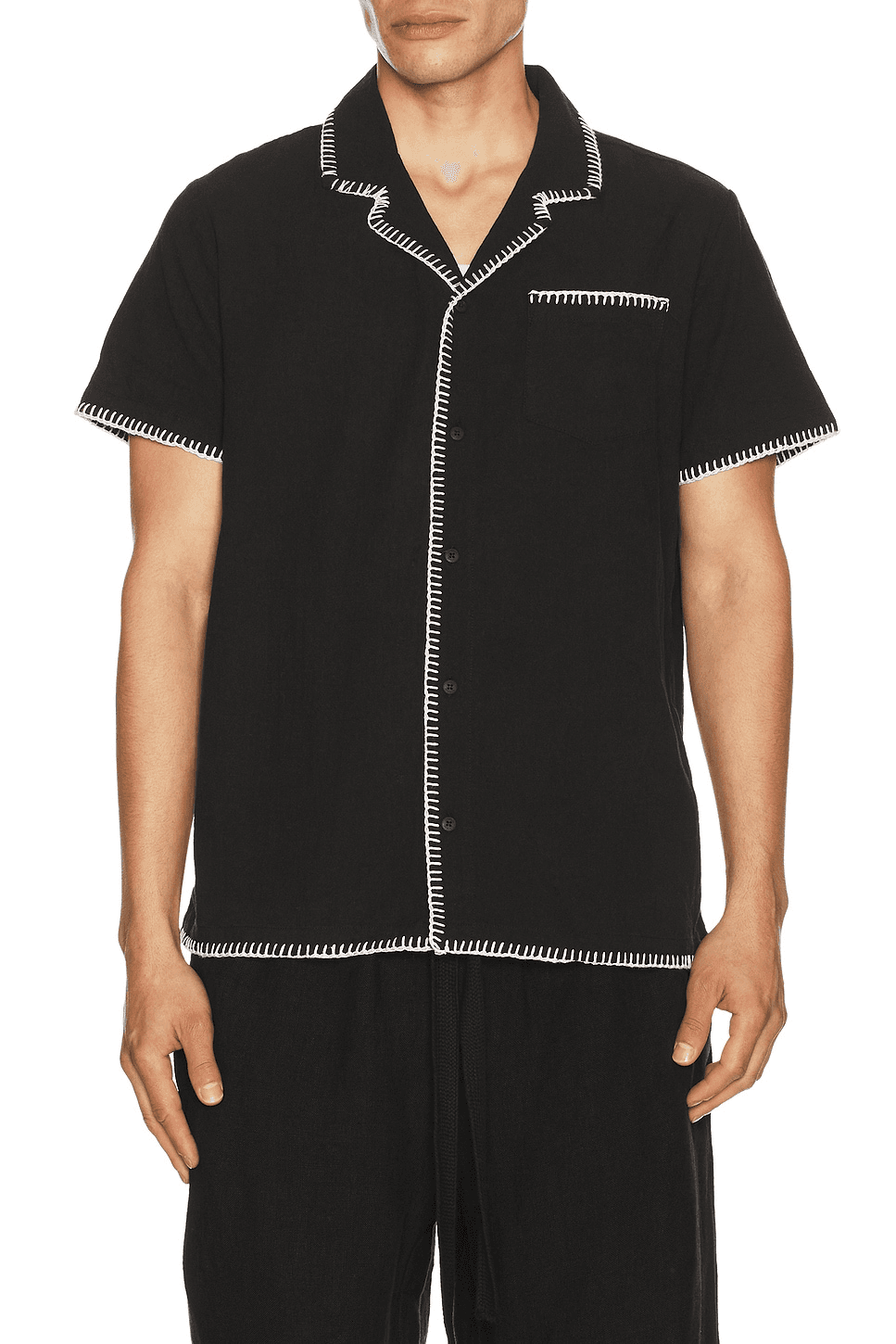 Embroidered Camp Shirt - Image 1