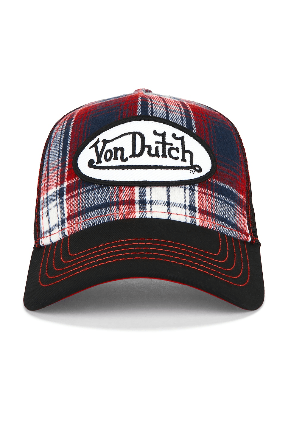 Plaid Trucker Hat - Image 1