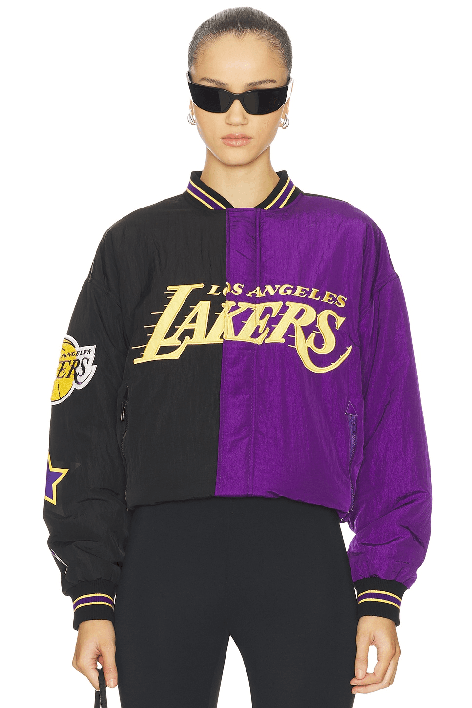x REVOLVE Lakers Multi Logo Bomber - Image 1