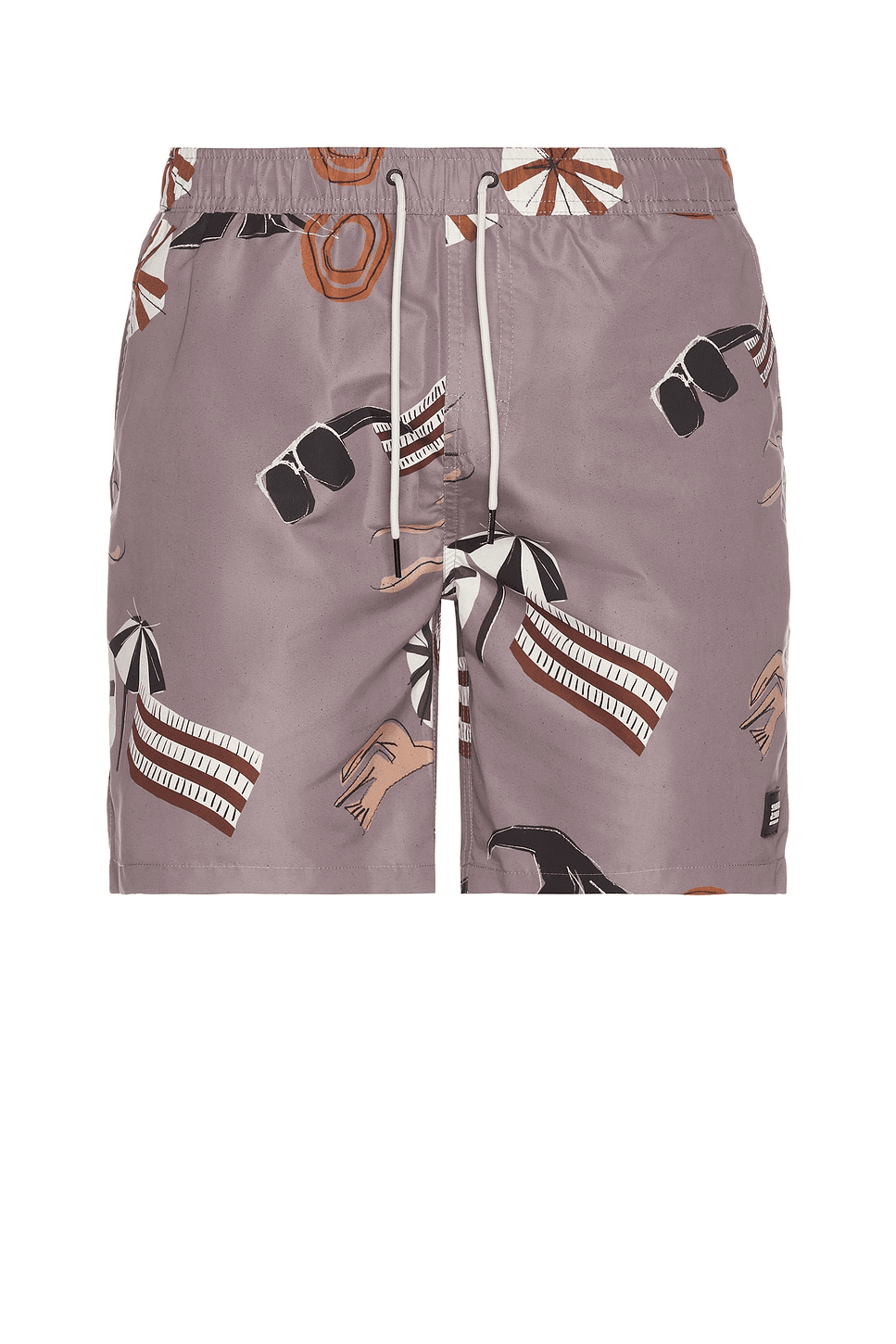 Printed Swim Shorts - Image 1