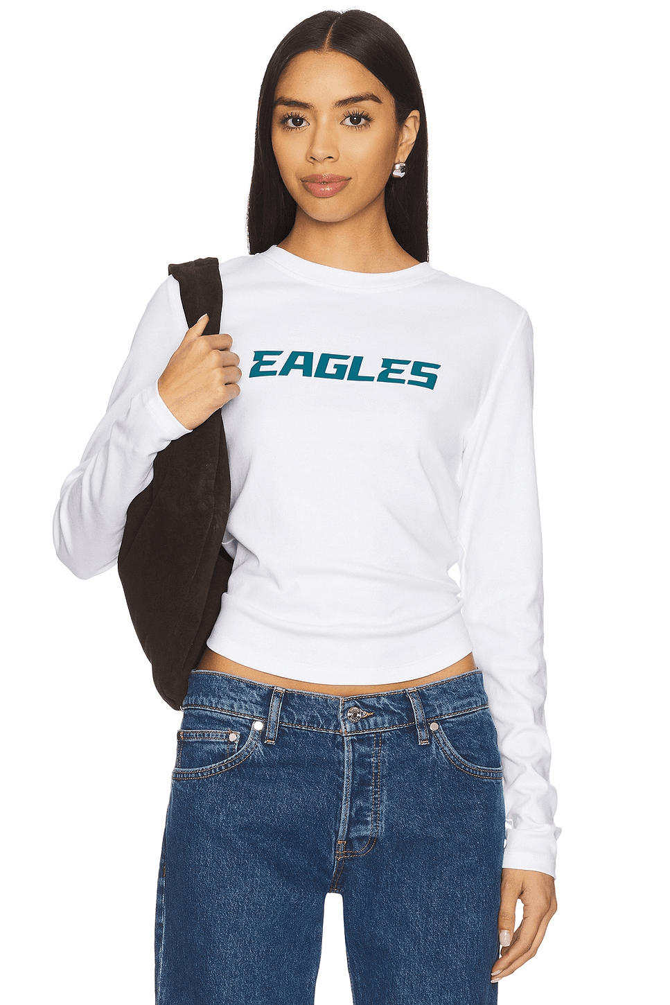 x REVOLVE Eagles Long Sleeve Baby Tee - Image 1