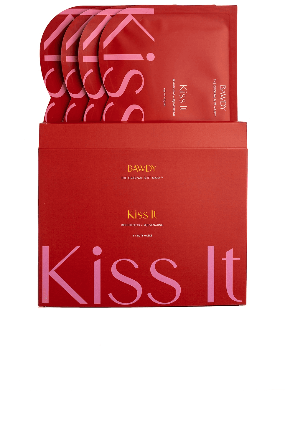 Kiss It Butt Sheet Mask 4 Pack - Image 1