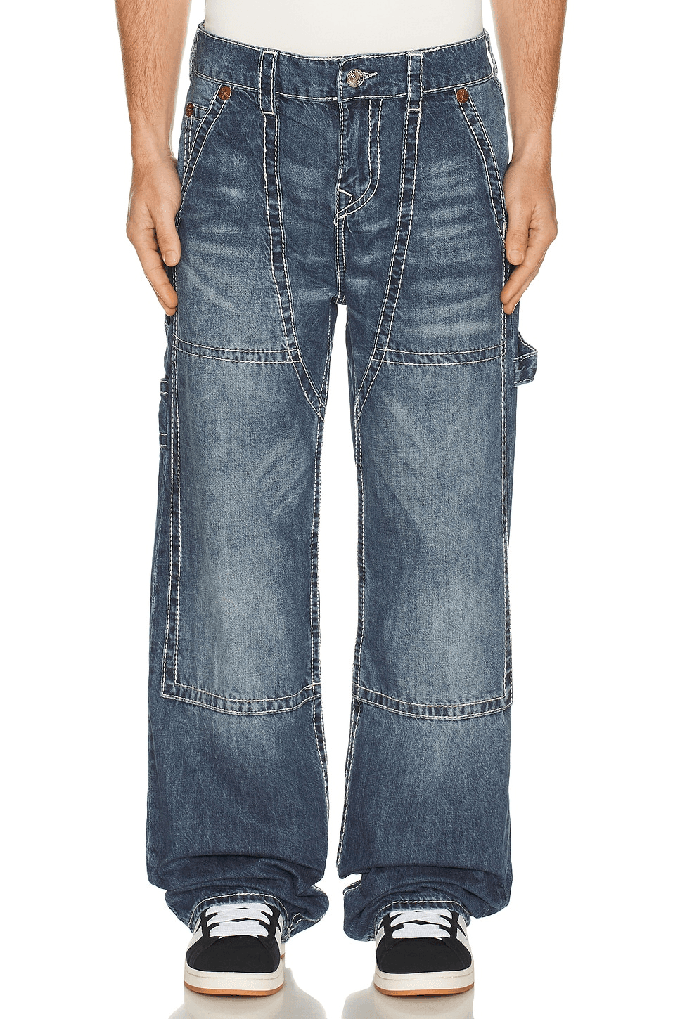 Vinny Ultra Baggy Carpenter Big T Denim Pant - Image 1