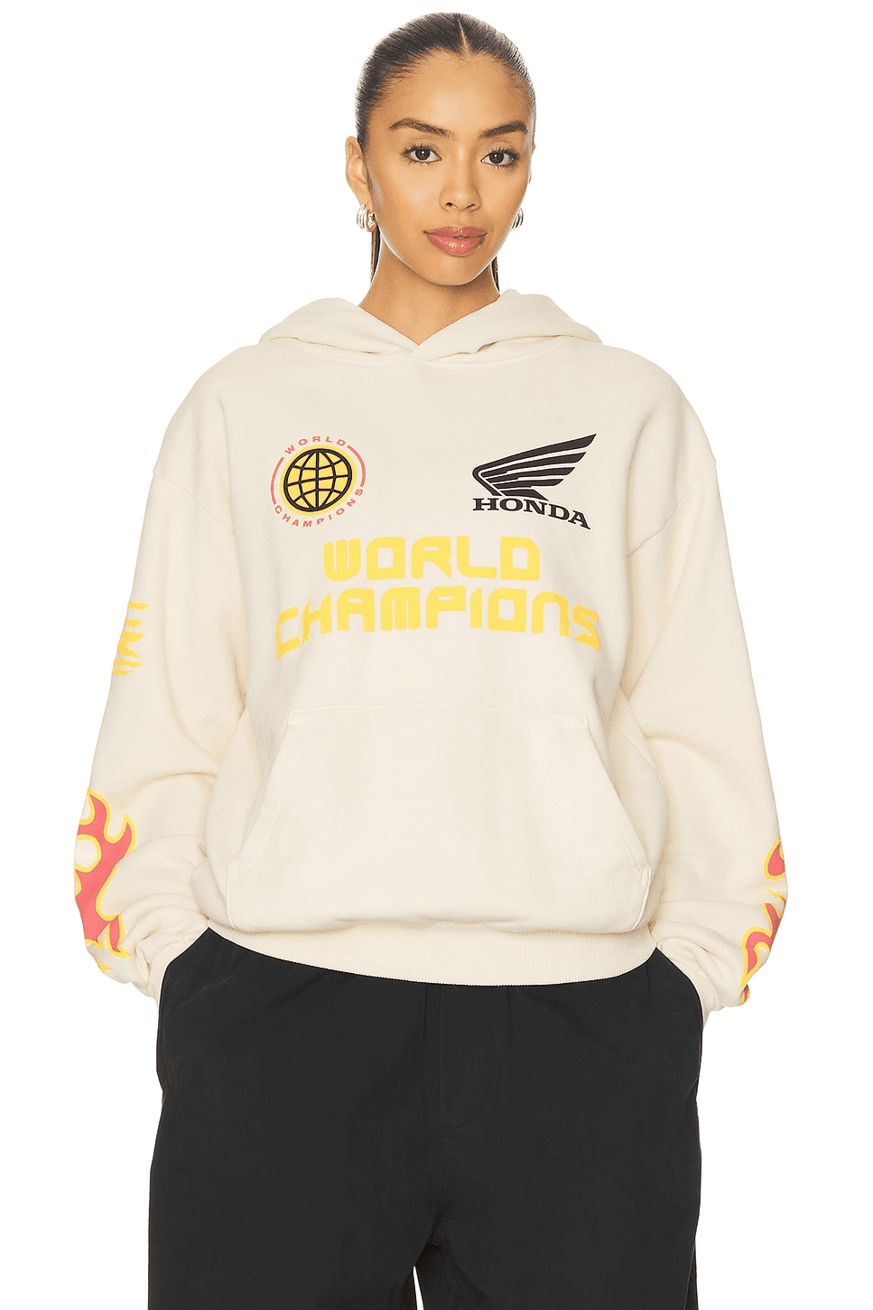 Flamed Up Full Zip Hoodie - Image 1