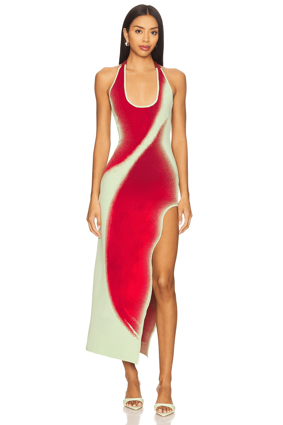 Noah Halter Neck Long Dress - Image 1