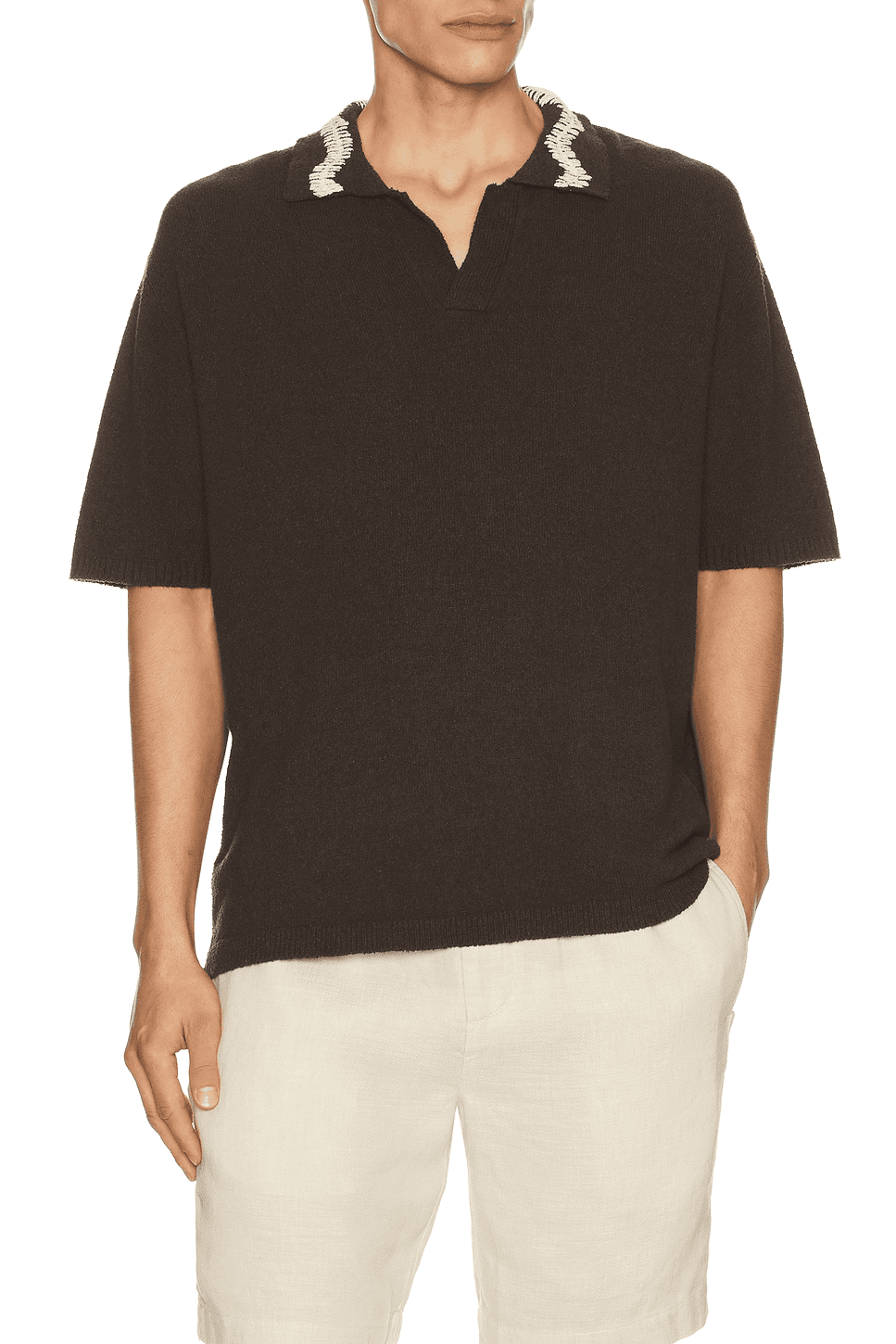 Hand Crochet Collar Polo - Image 1