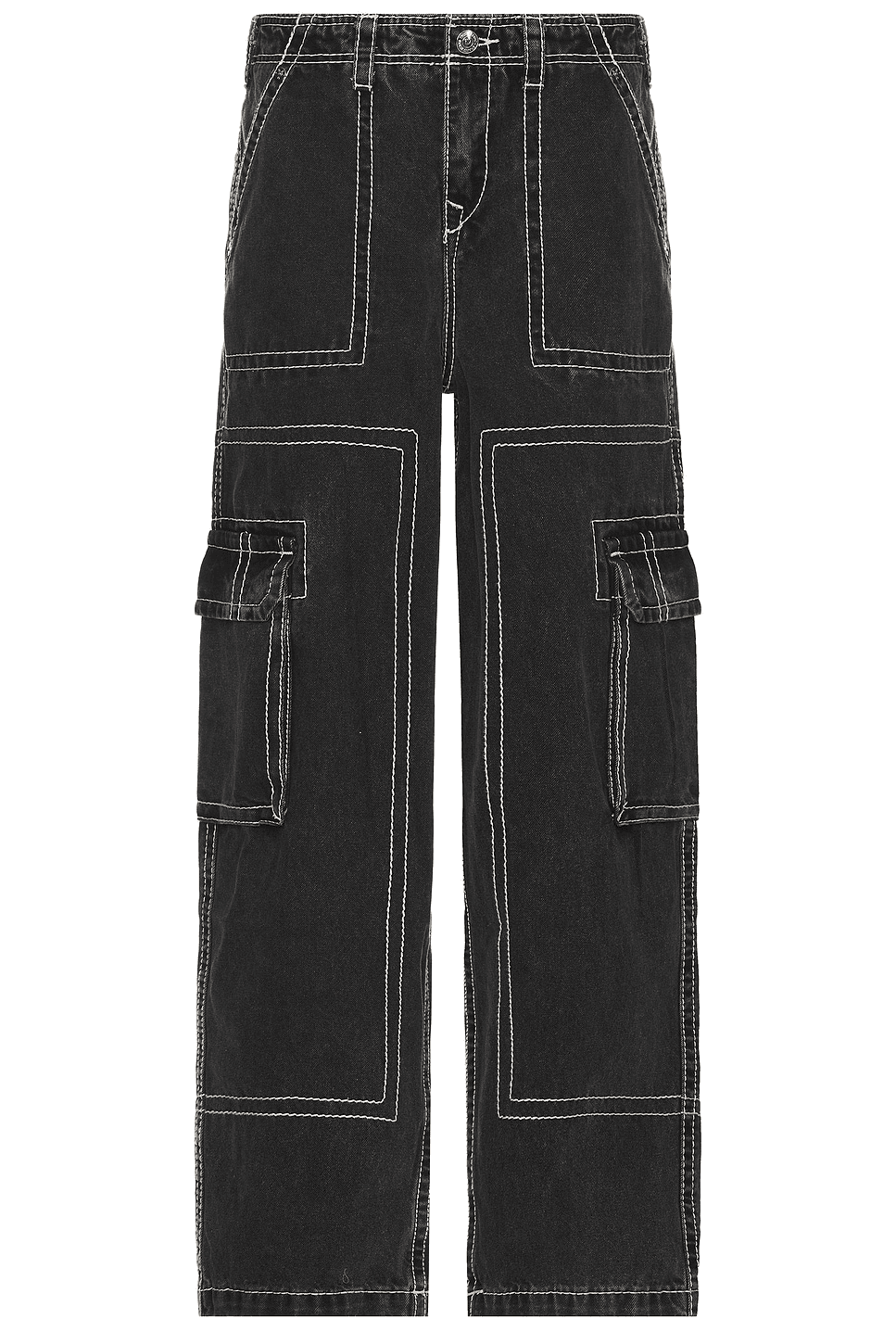 Denim Big T Cargo Pants - Image 1