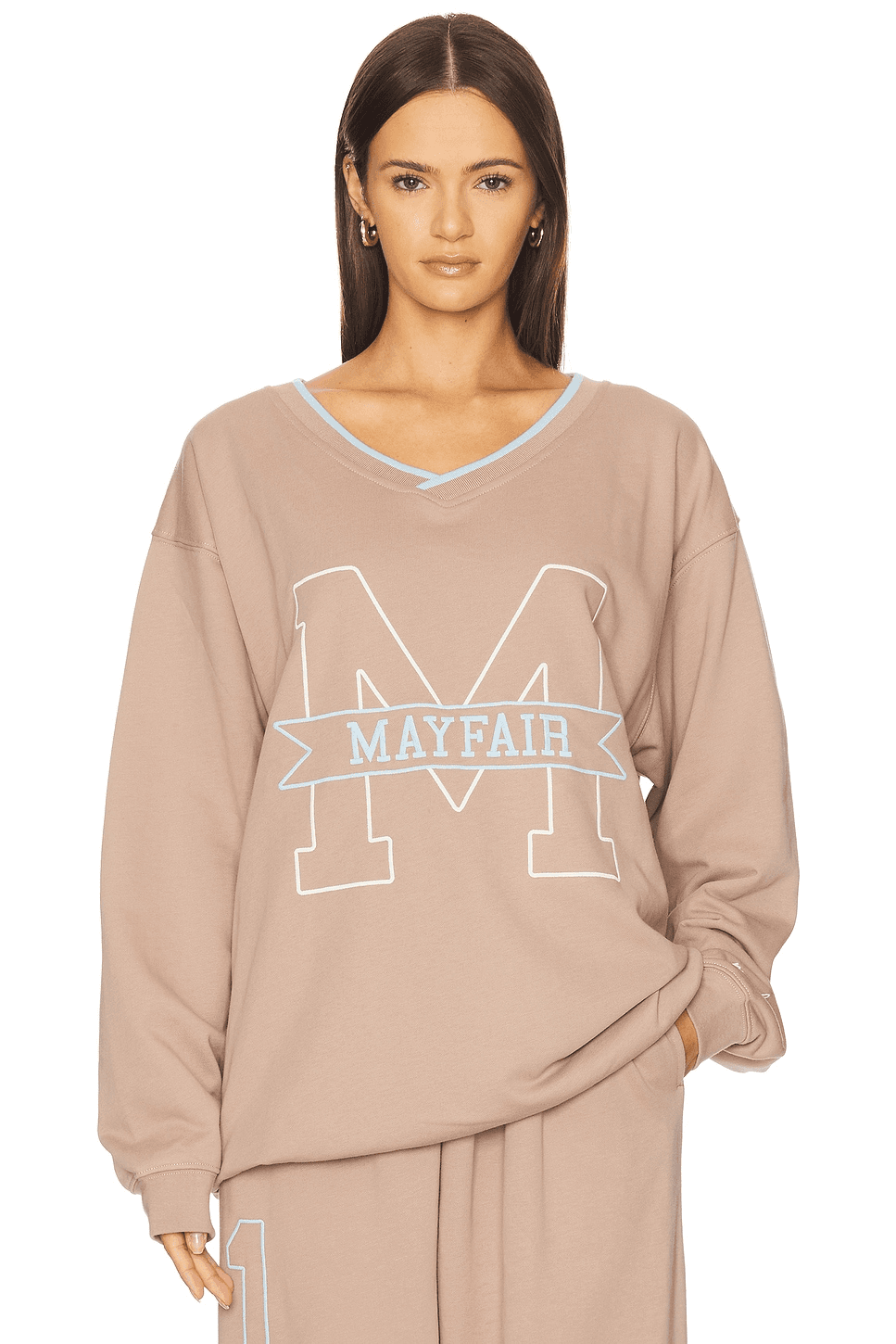 Mayfair Angels V Neck Sweatshirt - Image 1