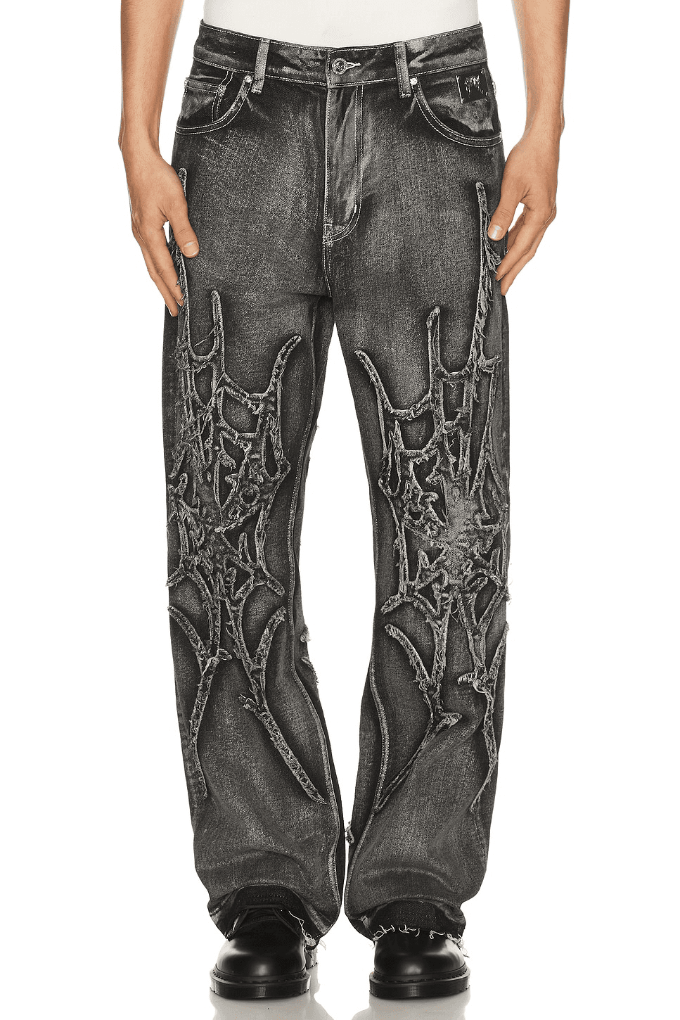 Spider Web Denim Pant - Image 1